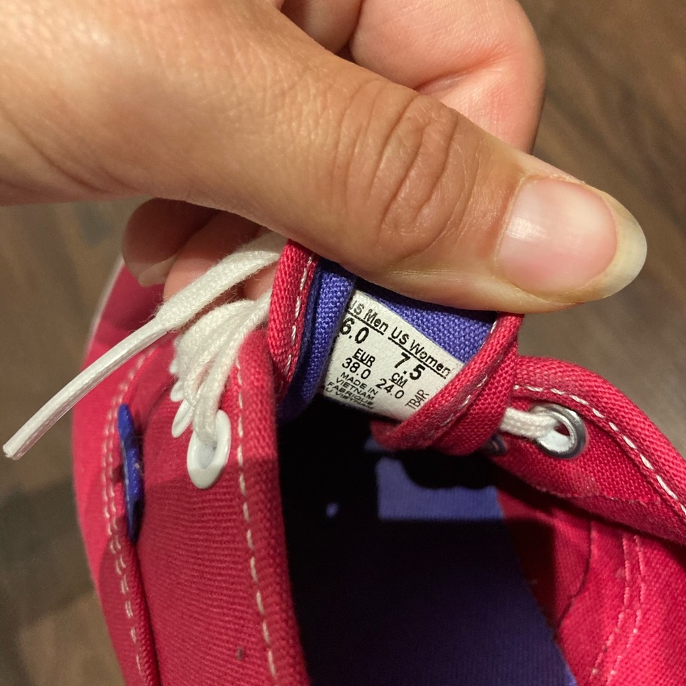 Deep Pink Vans - Picture 3 of 3